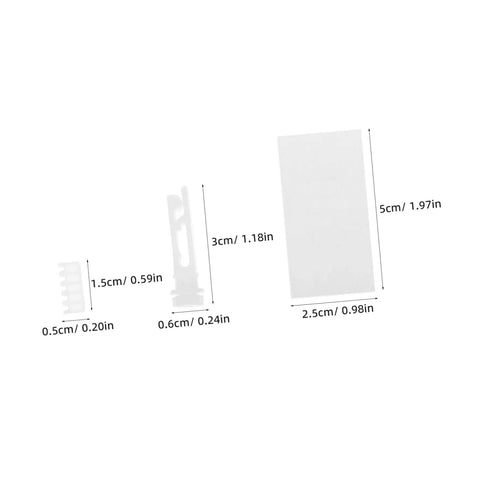 Vertical Blind Repair Kit 1 Set With Replacement Stems And Gears White For Smooth Operation No Hassle Easy Install Quick Fix