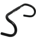 Fixed Gear Road Bike Bent Drop Handlebars Aluminum Alloy 25.4mm Or 31.8mm Clamp Black Lightweight Street Bar
