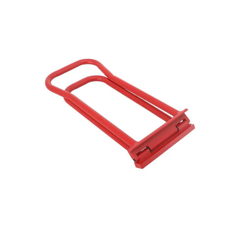 Red Roof Eaves Seam Bender And Drip Edge Folding Tool For Standing Seam Roofing, manual, high-carbon steel, side view.