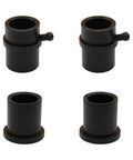 Heavy Duty Flange Wheel Bearings And Bushings Replacement Kit For Columbia Riding Lawn Mowers compatible bushings set, black, durable material.
