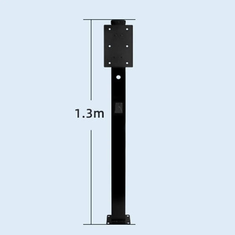 Heavy Duty Floor Mounted EV Chargers Built Like A Tank With Rustproof Steel Outdoor Electric Vehicle Charging Station ultra tough 1.3m tall pedestal.