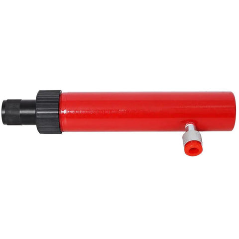 Aynuma One Ton Hydraulic Porta Power Kit, Heavy Duty Ram Jack With Pump for Auto Body Repair, Car Frame Straightening And Industrial Equipment Maintenance, includes red hydraulic cylinder component.