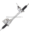 Plug And Play Electric Power Steering Rack And Pinion For Ford Focus 2013 To 2018 fully remanufactured assembly shown from the side.