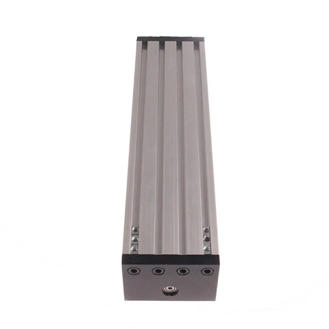 Beefy Heavy Duty Sliding Table With 50 To 600 Millimeter Stroke SFU1605 Linear Guide Platform And Ball Screw Actuator Module For CNC Machines, Robotics, And Automation With Aluminum Profile Base, front view