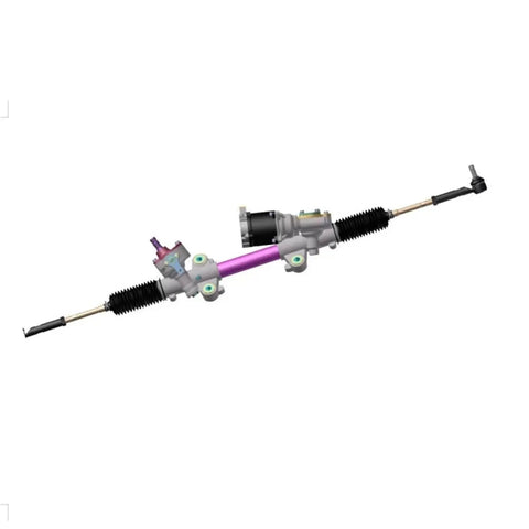 Direct Fit Electric Power Steering Rack EV Vehicle Conversion Kit With Rock Solid Rack And Pinion design view of the steering assembly