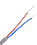 Close-up of the cable from Through Beam Photoelectric Switch Sensor PNP Normally Open 6 To 36 VDC 300 mA Sensor Module Optical Switch