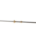 Dope Precision Ball Screw With Nut for CNC Machines, Anti Backlash Nut, showing threaded rod and nut, 8mm diameter, 4mm lead, 2mm pitch.