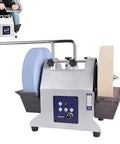 Professional Electric Knife Sharpener And Bench Grinder With Adjustable 90 To 300 Rpm And Water Cooling Tank For Wet Grinding Die Cast Aluminum Build.