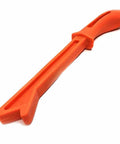Orange push stick from Pro Grade 5 Piece Woodworking Table Saw Safety Push Block Set, designed for safe material handling.