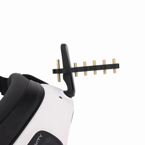 A1 Vision Goggles Antenna Replacement For Enhanced Signal Range Boost Range Extender And Stabilizer Easy Install Plug And Play Drone Accessory Yagi Style Active Element Antenna For Reliable Remote Control Link attached to vision goggles
