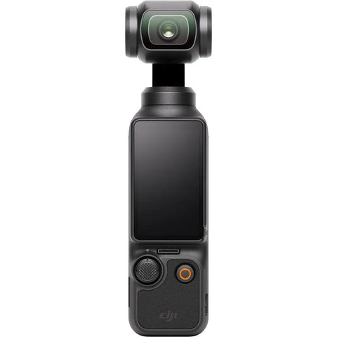 Front view of Pocket 3 Vlog Ready Camera With 4K Resolution And 3 Axis Stabilization Fast Autofocus Face And Object Tracking 128GB Card