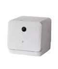 Skip The Sink Blues With This Plug And Play Countertop Dishwasher featuring a compact white design with control panel.