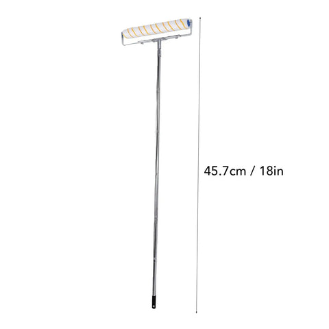 18 Inch Heavy Duty Paint Roller Kit With Sturdy Stainless Steel Extension Pole for efficient wall and ceiling painting.