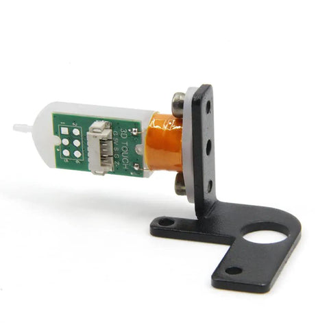 BL Touch Auto Leveling Sensor Bracket For Ender 3 Series And CR-10 3D Printers, black steel rack mount, side view.