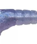 Crappie Magnet Roo Small Profile Split Tail Lure With Belly Scent Pouch Mimics Tiny Shad, side view in Killer Klatt color.