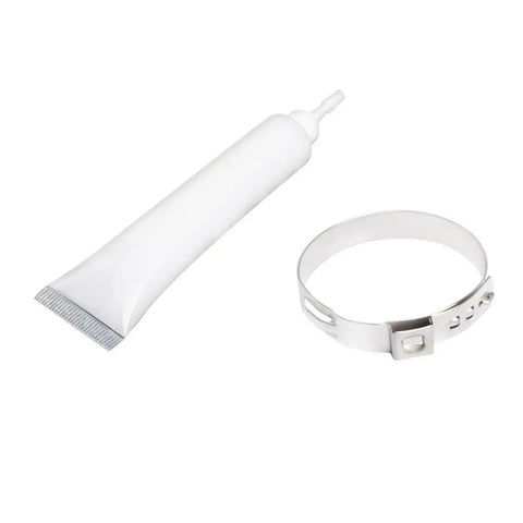 Driveline Lubricant Kit For Ford Drive Shaft Boot Repair One Set That Fixes Driveline Clunk From Dry Splines And Keeps Your Ford Truck Shifting Smooth On F150 And Other Ford Models - PTFE grease tube and metal band