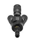 Aluminum Round Manifold Kit With Three One Quarter Inch Steel Automotive Couplers And One Quarter Inch Steel Plug Preassembled