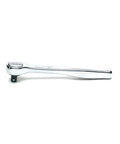 One Fourth Inch Drive Ratchet With Contour Grip Four And Three Quarter Inch Length Forty Five Tooth Quick Ratcheting Silver Finish