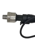 Stainless Steel Oil And Fuel Pressure Sensor Transducer With 1/8-27 NPT Thread 0-100 Psi Range and Connector, side view