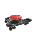 PaperTiger Triple Head Wallpaper Removal Scoring Tool with red top and three perforating wheels for easy stripping on black body