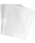Stack of 4x6 Clear Flat Open End Cello Bags 200 Pack Heat Sealable Poly Bags For Bakery Treats Candles Soaps Party Favors
