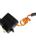 Heavy Duty Core Motor Steering Servo For Rc Cars Trucks And Rock Crawlers Delivers Beast Mode Torque shown from side with wire