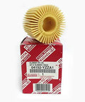 Toyota Oil Change Kit With 04152-YZZA1 Oil Filter on red box, OEM packaging visible for smooth engine performance.