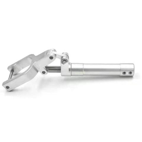 RC Airplane Landing Gear Replacement With Damping Kneeling Nose 4mm Hole, adjustable height 95mm to 195mm, CNC aluminum structure.