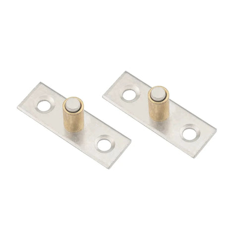 4PCS 8mm Sliding Door Locator Single Axis Anti Sway Guides With Roller Lower Guide Block Alloy Construction
