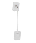 No Drill Refrigerator Lock For Cabinets And Drawers Easy Peel And Stick Adhesive Mount Stainless Steel Baby Proof Latch