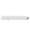 Side view of Go-To Safe-IT 6-Outlet Hospital-Grade Medical Power Strip For Patient Care Areas With 15-Foot Cord, UL 2930 Certified.