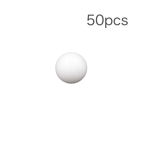 Heavy Duty 50 Pack Of 35Mm Delrin Pom Acetal Plastic Bearing Balls Ready To Roll With A Slick High Polish Finish Ultra Low Friction Precision Tolerance For Car Mods And Gearboxes.