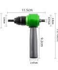 Upgrade Your Tool Kit With This Cool Nutsert Adapter And Electric Rivet Gun Setup Perfect For Auto Repairs Or Home DIY Projects. It Packs 5 Mandrels Plus 20 Nuts To Make Fastening Bolts Super Easy Without Breaking A Sweat On Any Car Or House Fix Job Today, 11.5cm