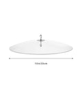 Weatherproof Outdoor Bird Feeder Cover Dome That Hangs As A Protection Shield, Easy Installation, image showing 13-inch clear dome