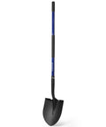 Heavy Duty Shovel With Fiberglass Handle 57 Inch Spade For Gardening, Trenching, Planting And Transferring, Tough As Nails, Carbon Steel Head