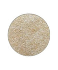 Close-up of felt surface of 4 Pack 1 Inch Threaded Felt Furniture Glides With One Quarter Inch Adjustable Leveling Feet, tan color