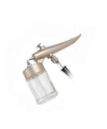 Dual Action Portable Airbrush Paint Spray Pen With 20Cc Cup totally grip and go design lightweight handle with clear cup.