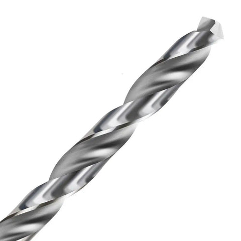 Top Notch High Speed Steel Drill Bits Set 10 Pieces Ranging From 0.3 To 4.0mm Micro Twist Drill showing a close-up of a twisted drill bit.