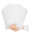 Hand holding a stack of 200 Pcs Foam Wrap Pouches For Shipping And Packing, Cushioned EPE Foam Bags.