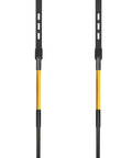 Heavy Duty 48 Inch Yard Stake Set For Outdoor Lawn Signs, Metal Sign Holders For Driveways And Parking Areas, Black And Gold