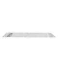 Beefy Stainless Steel Door Pull Plate With Handle For Barn Doors And Commercial Wood Or Composite Doors Silver Finish 11.81 By 3.15 Inches 180 Mm Center Between Holes 2 Pack, flat silver plate