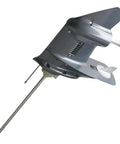 Long Driver Shaft Lower Unit Assembly Replacement For 40HP Outboard Motor Fits 40G And 40J side view showing gear case design details.