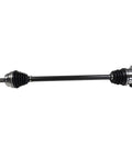Right Front Passenger Side CV Axle Shaft Assembly For Cars With Premium OE Fit And Balanced Precision For A Smooth Vibration Free Ride Durable Boot And Long Lasting Highway Performance, angled view