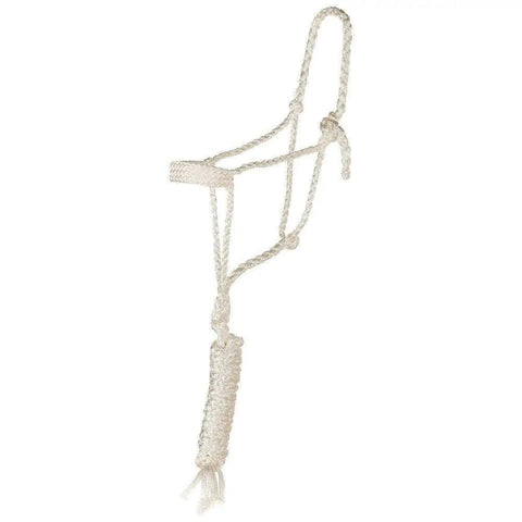 Mule Tape Halter With 10ft Lead Royal Color Built To Last No Fuss Rope Halter For Everyday Use Wide Nose Braided Cheek And Crown Lightweight