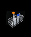 Clear Acrylic Test Tube Rack With 18 Holes And 3 Layer Design Holds 10Ml And 15Ml Tubes Durable Lab Stand