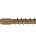 Heavy Duty Framing Screws 3 Inch Structural Wood Construction Fasteners With Killer Sawtooth Tip For Lightning Quick Driving And Tan Quick Guard Coated Low Profile Head