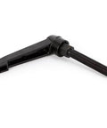 Pro Grade Adjustable 1/2-12 Vise Stop For 5 Axis CNC Mills Table Mounted Red Aluminum Part Stop, black lever component