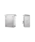 Stainless Steel Electrical Distribution Chest Weatherproof Enclosure For Home And Industrial Monitoring Control Panels, shown side view