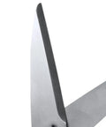 Heavy Duty Japanese Kitchen Scissors 8.2 Inch With Detachable Serrated Blade, Sharp As Nails Stainless Steel, Dishwasher Safe, Multipurpose Kitchen Shears For Quick Cuts Of Meat, Poultry, Seafood And More, Black close-up of serrated stainless steel blade