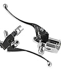 1-Inch Chrome Brake Master Cylinder And Clutch Set For Honda Shadow VTX1800 Kawasaki Vulcan Yamaha Road Star Suzuki Left And Right Pair Ride Ready Chrome Upgrade To Improve Looks And Performance